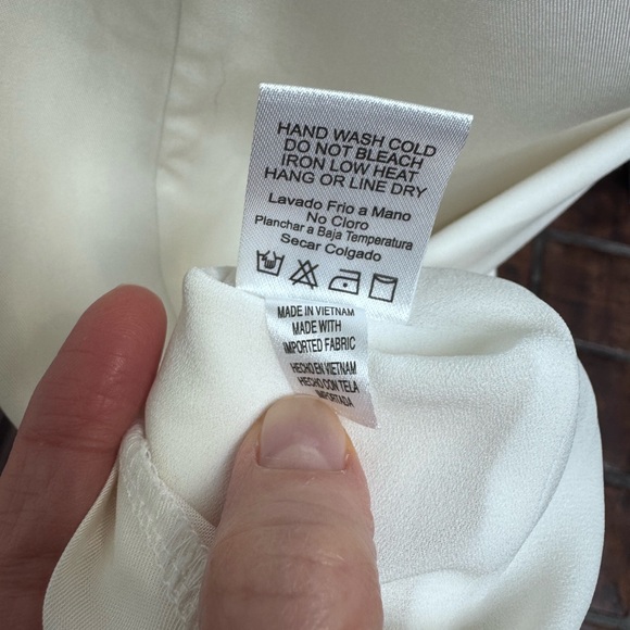 Elevated Basic White Mini Sheath Dress - Picture 7 of 7